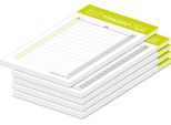 Lista Della Spesa Pricaro "Typo"", Magnetica, Lime, A6, 50 Fogli, 5 Pezzi"