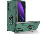 Custodia Galaxy Z Fold2, Robusta Custodia Rigida In Pc, Antiurto, Supporto Ad Anello, Supporto Protettivo Per Samsung Galaxy Z Fold 2 5G Verde