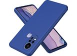 Custodia Infinix Hot 11S, Custodia Protettiva Morbida In Silicone Liquido Per Infinix Hot 11S Blu