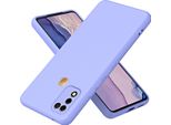Custodia Infinix Hot 11 Play, Custodia Protettiva Morbida In Silicone Liquido Per Infinix Hot 11 Play / Hot 10 Purple