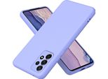 Custodia Galaxy A52, Custodia Protettiva Morbida In Silicone Liquido Per Samsung Galaxy A52S 5G / A52 5G / A52 4G Viola