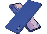 Custodia Iphone Xs Max, Custodia Protettiva Morbida In Silicone Liquido Per Iphone Xs Max Blu