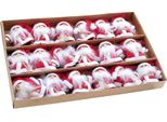 Ciondolo Babbo Natale - Set Di 24 - Elfi Di Natale