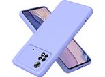 Xiaomi Poco M4 Pro 4G Custodia, Custodia Protettiva Morbida In Silicone Liquido Per Xiaomi Poco M4 Pro 4G Viola