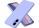 Tecno Camon 19 Neo Custodia, Custodia Protettiva Morbida In Silicone Liquido Per Tecno Camon 19 Neo Viola