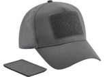 Beechfield - Cappello Da Baseball Con Patch Rimovibile PC4941 (Taglia Unica) (Grigio Grafite)