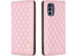 Moto G62 5G Case, Elegante Custodia In Pelle Flip Con Slot Per Schede E Supporto Per Motorola Moto G62 5G Rosa