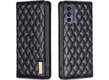 Custodia Moto G62 5G, Elegante Custodia In Pelle Flip Portacarte Con Supporto Per Motorola Moto G62 5G Nero
