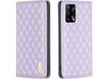 Custodia Oppo A74 4G, Elegante Custodia In Pelle Flip Portacarte Con Supporto Per Oppo A74 4G F19 4G Viola