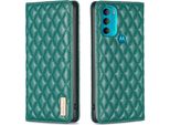 Moto G71 5G Case, Elegante Custodia In Pelle Flip Con Slot Per Schede E Supporto Per Motorola Moto G71 5G Verde