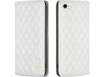 Custodia Per Iphone Se 2022, Elegante Custodia In Pelle Flip Portacarte Con Supporto Per Iphone Se 2020/2022 / Iphone 7/8 Bianco