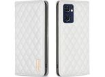 Oppo Reno7 5G / Find X5 Lite Case, Elegante Bookstyle Flip Custodia In Pelle Con Supporto Per Oppo Reno7 5G / Find X5 Lite Bianco
