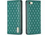 Custodia Per Iphone Se 2022, Elegante Custodia Flip In Pelle Portacarte Con Supporto Per Iphone Se 2020/2022 / Iphone 7/8 Verde