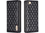 Custodia Per Iphone Se 2022, Elegante Custodia Flip In Pelle Portacarte Con Supporto Per Iphone Se 2020/2022 / Iphone 7 / 8 Nero