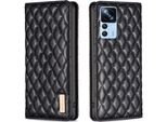 Custodia Xiaomi 12T Pro, Elegante Custodia In Pelle Flip Portacarte Con Supporto Per Xiaomi 12T / 12T Pro Nero
