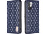 Xiaomi Poco M3 Pro Case, Elegante Custodia In Pelle Flip Con Slot Per Schede E Stand Per Xiaomi Poco M3 Pro / Redmi Note 10 5G Blu