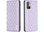 Xiaomi Poco M3 Pro Case, Elegante Custodia In Pelle Flip Con Tasche Per Carte E Stand Per Xiaomi Poco M3 Pro / Redmi Note 10 5G Viola
