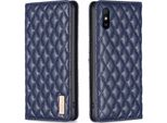 Custodia Redmi 9A, Elegante Custodia In Pelle Flip Con Slot Per Schede E Supporto Per Xiaomi Redmi 9A Blu