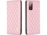 Custodia Galaxy S20 Fe, Elegante Custodia In Pelle Flip Con Slot Per Schede E Supporto Per Samsung Galaxy S20 Fe 5G Rosa