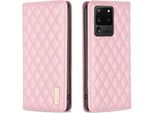 Custodia Galaxy S20 Ultra, Elegante Custodia In Pelle Flip Portacarte Con Supporto Per Samsung Galaxy S20 Ultra Rosa