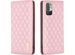 Xiaomi Poco M3 Pro Case, Elegante Custodia In Pelle Flip Portacarte Con Supporto Per Xiaomi Poco M3 Pro / Redmi Note 10 5G Pink