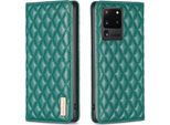 Custodia Galaxy S20 Ultra, Elegante Custodia In Pelle Flip Con Slot Per Schede E Supporto Per Samsung Galaxy S20 Ultra Verde