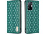 Xiaomi 11T Pro Case, Elegante Custodia In Pelle Flip Portacarte Con Supporto Per Xiaomi 11T / 11T Pro Verde