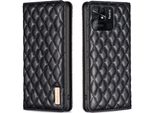 Custodia Redmi 10C, Elegante Custodia In Pelle Flip Portacarte Con Supporto Per Xiaomi Redmi 10C Nero