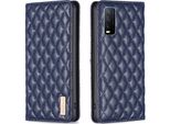 Custodia Per Vivo Y20, Elegante Custodia In Pelle Flip Con Slot Per Schede E Supporto Per Vivo Y20 Blu