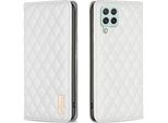 Custodia Galaxy A22 4G, Elegante Custodia In Pelle Flip Portacarte Con Supporto Per Samsung Galaxy A22 4G Bianco