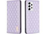Custodia Galaxy A53 5G, Elegante Custodia A Libro In Pelle Con Supporto Per Samsung Galaxy A53 5G Viola
