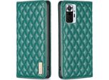 Custodia Redmi Note 10 Pro, Elegante Custodia Flip In Pelle Portacarte Con Supporto Per Xiaomi Redmi Note 10 Pro / 10 Pro Max Verde