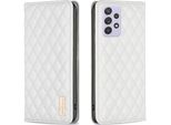 Custodia Galaxy A52, Elegante Custodia In Pelle Flip Con Slot Per Schede E Supporto Per Samsung Galaxy A52S 5G / A52 5G / A52 4G Bianco