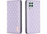 Custodia Galaxy A22 4G, Elegante Custodia In Pelle Flip Portacarte Con Supporto Per Samsung Galaxy A22 4G Viola