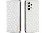 Custodia Galaxy A53 5G, Elegante Custodia In Pelle Flip Portacarte Con Supporto Per Samsung Galaxy A53 5G Bianco