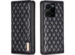 Custodia Per Vivo Y35 4G Y22S, Elegante Custodia In Pelle Flip Portacarte Con Supporto Per Vivo Y35 4G Y22S Nero
