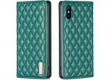 Custodia Redmi 9A, Elegante Custodia In Pelle Flip Portacarte Con Supporto Per Xiaomi Redmi 9A Verde