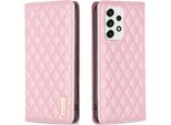 Custodia Galaxy A53 5G, Elegante Custodia In Pelle Flip Con Slot Per Schede E Supporto Per Samsung Galaxy A53 5G Rosa