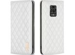 Redmi Note 9 Pro Case, Elegante Bookstyle Flip Pelle Card Holder Case Con Stand Per Xiaomi Redmi Note 9 Pro Max /Note 9 Pro /Note 9S Bianco