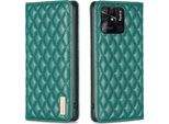 Custodia Redmi 10C, Elegante Custodia In Pelle Flip Portacarte Con Supporto Per Xiaomi Redmi 10C Verde