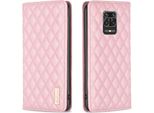 Redmi Note 9 Pro Case, Elegante Bookstyle Flip Custodia In Pelle Con Supporto Per Xiaomi Redmi Note 9 Pro Max /Note 9 Pro /Note 9S Rosa