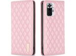 Custodia Redmi Note 10 Pro, Elegante Custodia Flip In Pelle Portacarte Con Supporto Per Xiaomi Redmi Note 10 Pro / 10 Pro Max Rosa