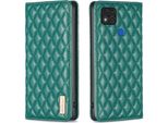 Custodia Redmi 10A, Elegante Custodia In Pelle Flip Con Slot Per Schede E Supporto Per Xiaomi Redmi 9C / Redmi 10A Verde