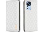 Custodia Xiaomi 12T Pro, Elegante Custodia In Pelle Flip Portacarte Con Supporto Per Xiaomi 12T / 12T Pro Bianco