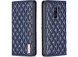 Custodia Redmi 9, Elegante Custodia In Pelle Flip Con Slot Per Schede E Supporto Per Xiaomi Redmi 9 Blu