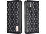 Xiaomi Poco M3 Pro Case, Elegante Librostyle Flip Custodia In Pelle Titolare Di Carta Con Stand Per Xiaomi Poco M3 Pro / Redmi Note 10 5G Nero
