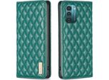 Nokia G11 / G21 Cover, Elegante Custodia Flip In Pelle Portacarte Con Supporto Per Nokia G11 / Nokia G21 Verde