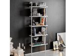 Skye Decor, Paula - White, Libreria, Bianca, 100 % Melamine Coated Slipboard, 60 X 22 X 174 Cm