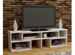 Skye Decor, Care - White, Tavolino Per Tv, Bianco, 100 % Slipboard Rivestito In Melamina, 136,8 X 29,5 X 40 Cm