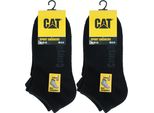 Caterpillar 6 Paia Di Calzini Da Uomo Sportivi Con Suola In Spugna Di Cotone Nero47-50